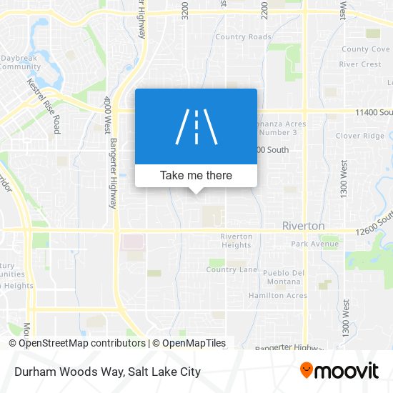 Durham Woods Way map