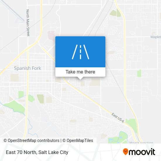 East 70 North map
