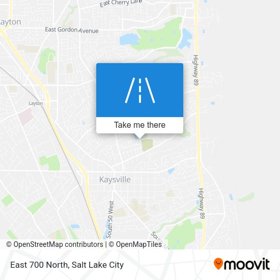 Mapa de East 700 North