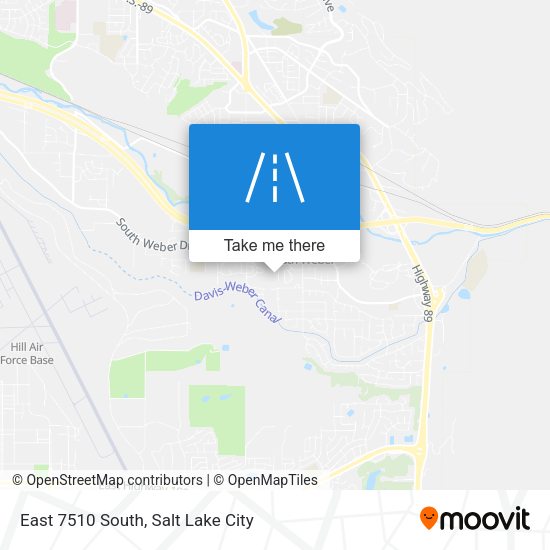 Mapa de East 7510 South
