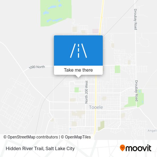 Mapa de Hidden River Trail