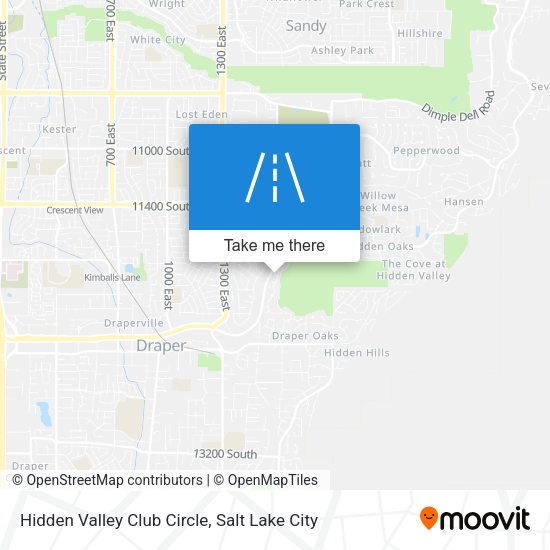 Hidden Valley Club Circle map