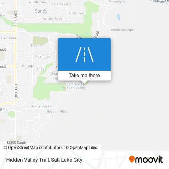 Hidden Valley Trail map