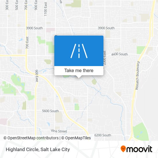 Highland Circle map