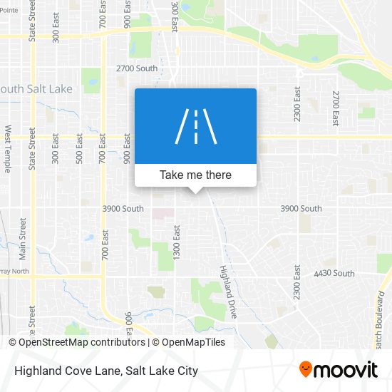 Highland Cove Lane map