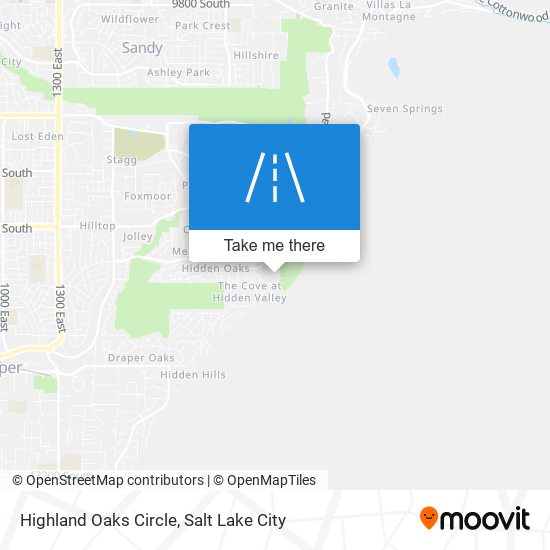 Highland Oaks Circle map