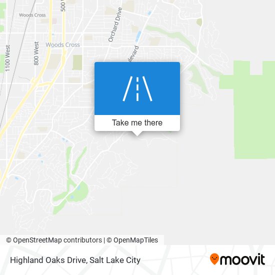 Highland Oaks Drive map