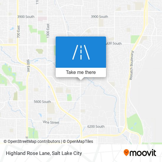 Highland Rose Lane map