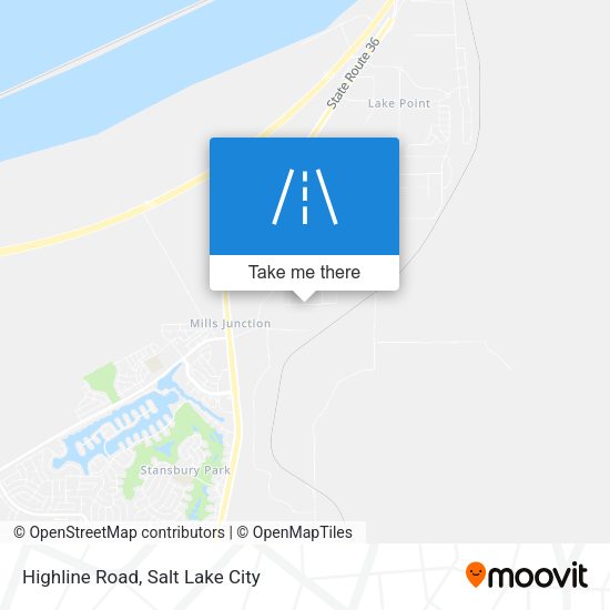 Highline Road map