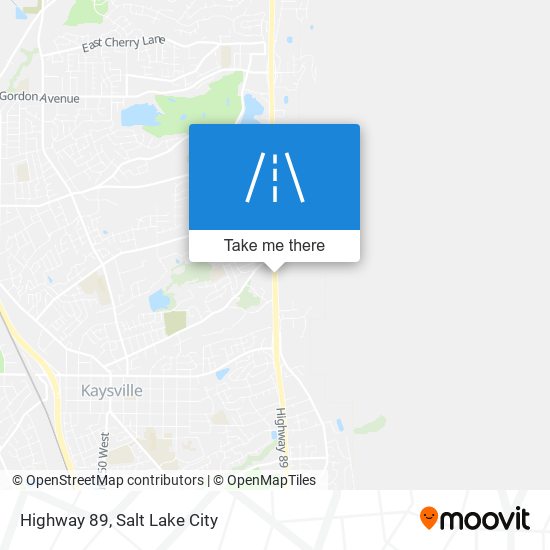 Mapa de Highway 89
