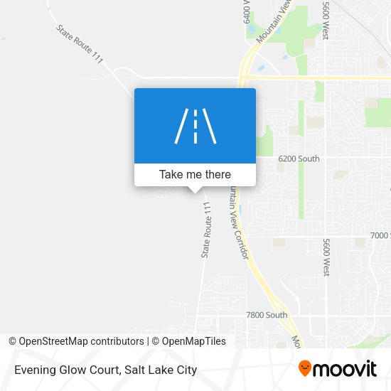 Evening Glow Court map