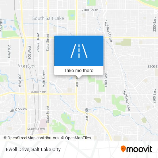 Ewell Drive map