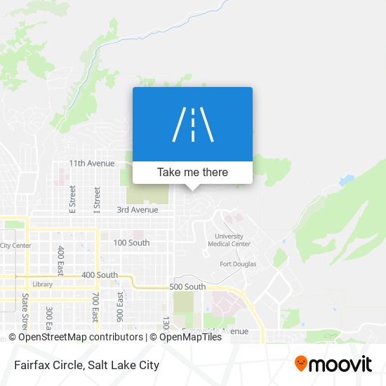 Fairfax Circle map