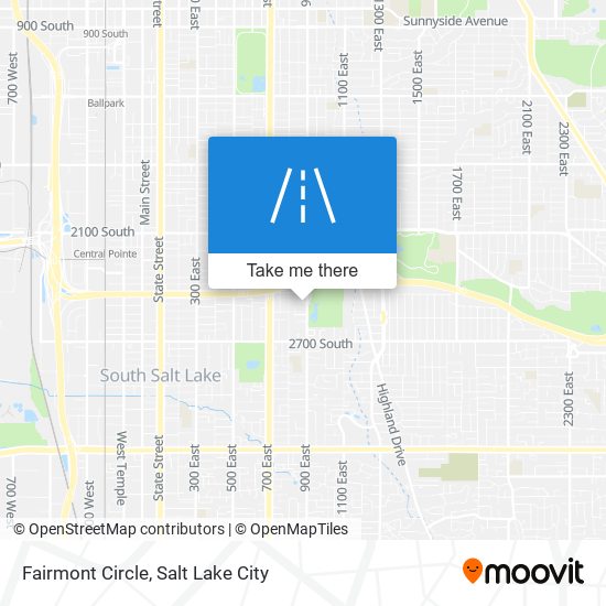 Mapa de Fairmont Circle