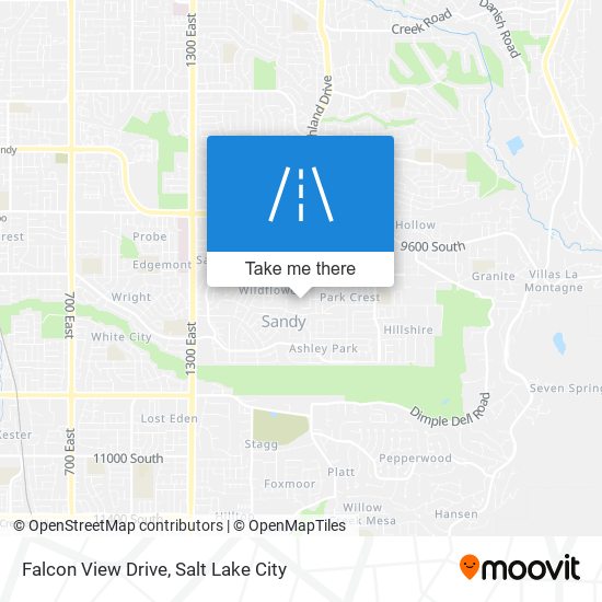 Falcon View Drive map