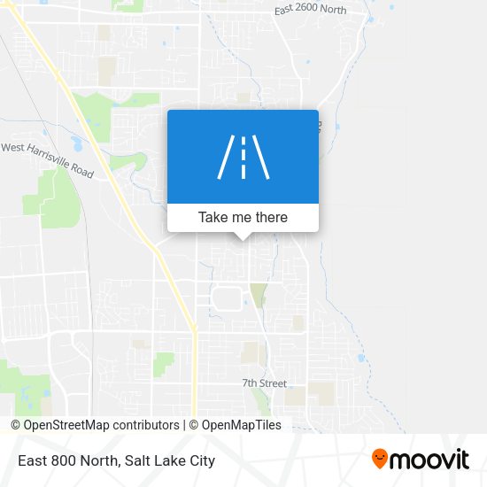 East 800 North map