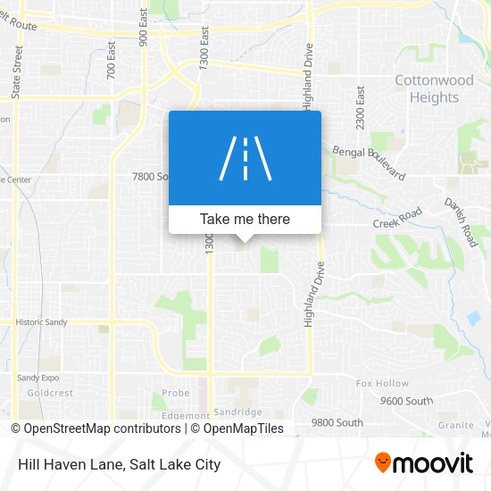 Mapa de Hill Haven Lane