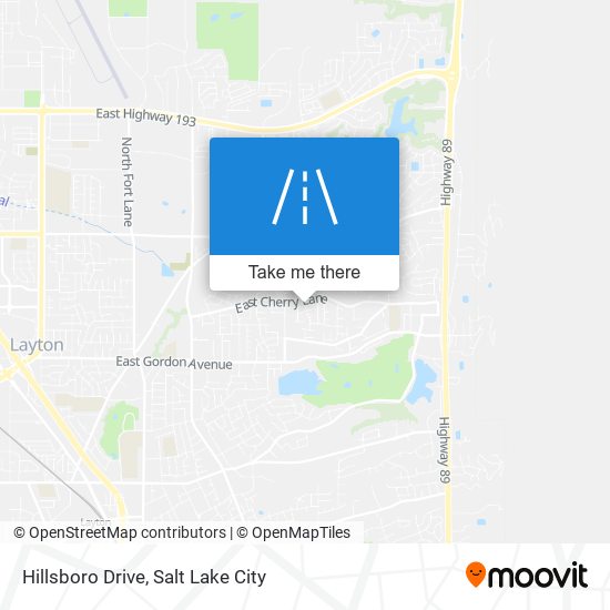 Hillsboro Drive map