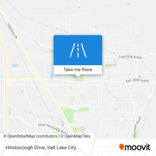 Mapa de Hillsborough Drive