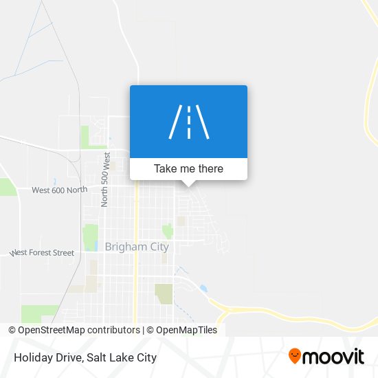 Holiday Drive map