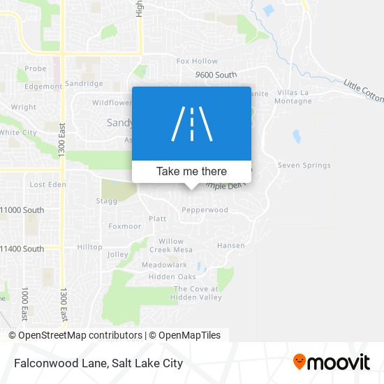 Falconwood Lane map
