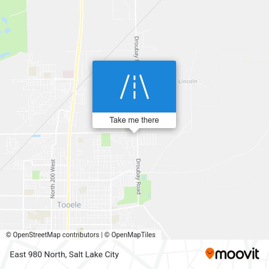 East 980 North map