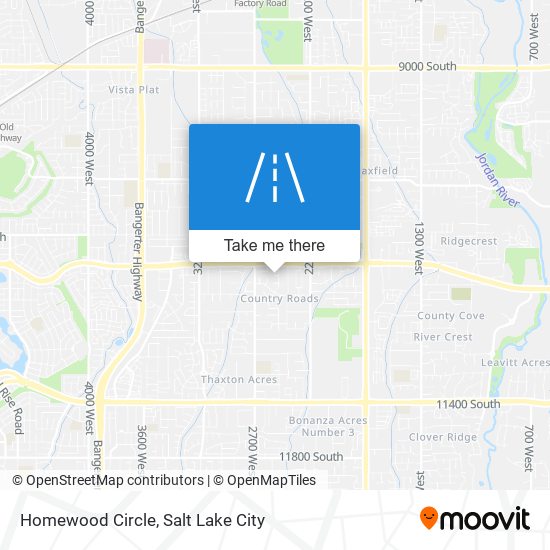 Homewood Circle map