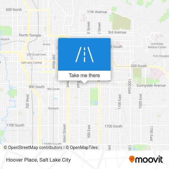 Mapa de Hoover Place