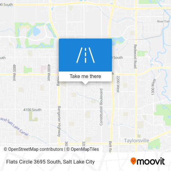 Flats Circle 3695 South map