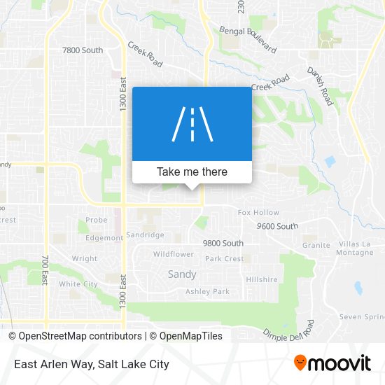 East Arlen Way map
