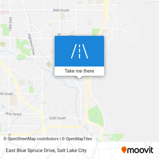Mapa de East Blue Spruce Drive
