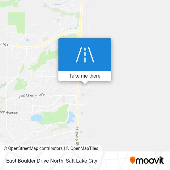 East Boulder Drive North map