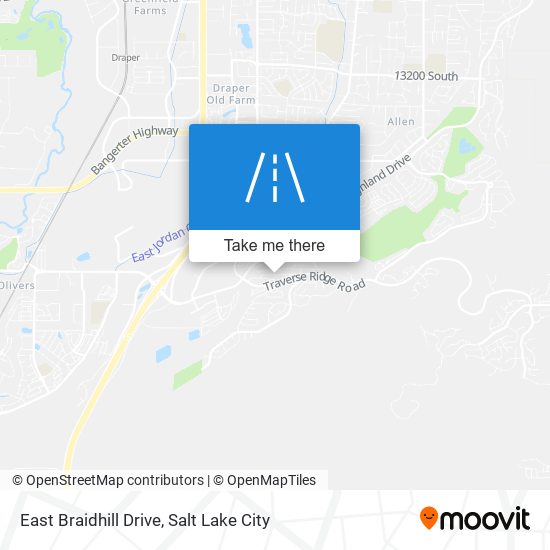 Mapa de East Braidhill Drive