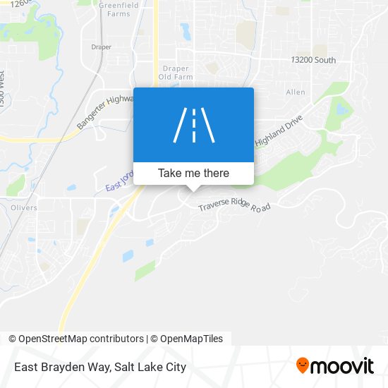 East Brayden Way map