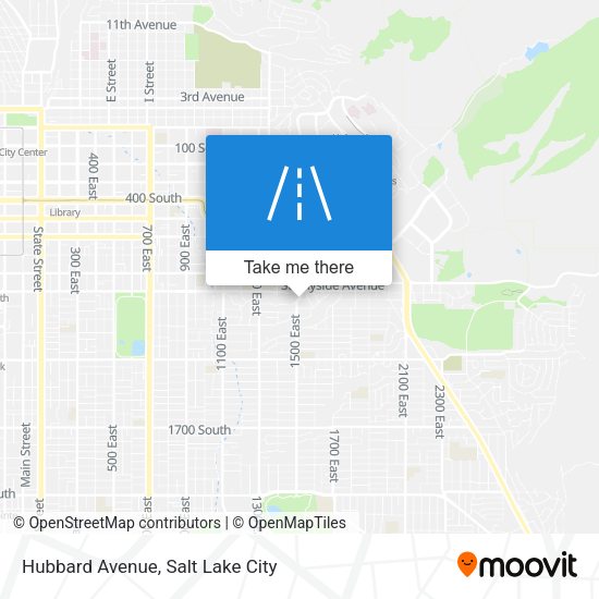 Hubbard Avenue map