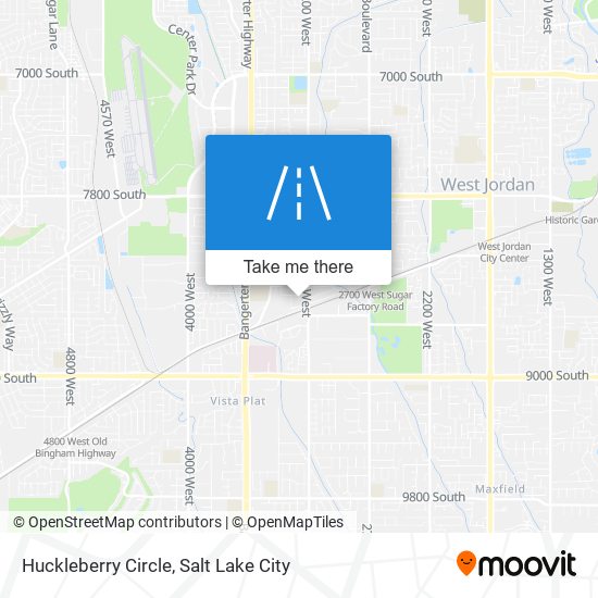 Huckleberry Circle map