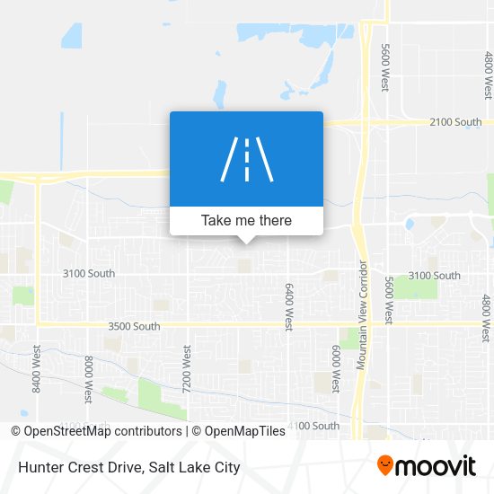 Mapa de Hunter Crest Drive