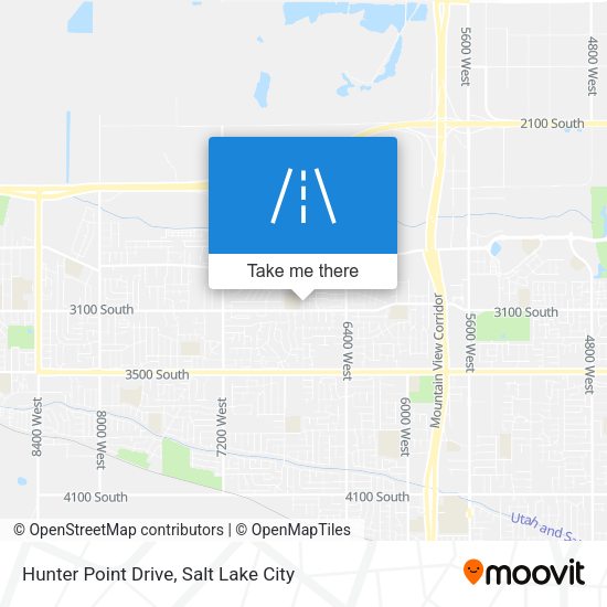 Mapa de Hunter Point Drive
