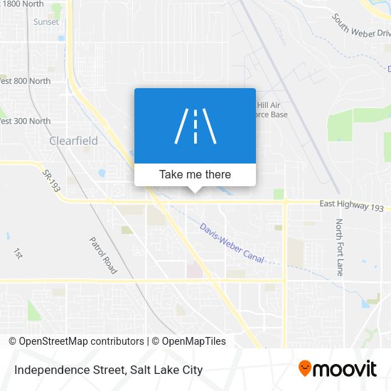 Mapa de Independence Street