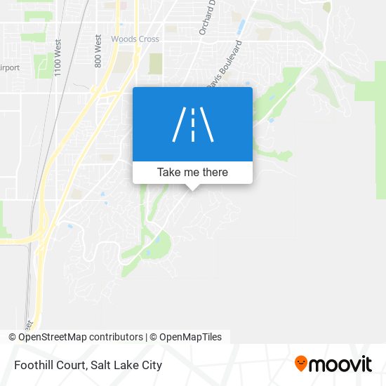 Foothill Court map