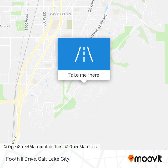 Mapa de Foothill Drive