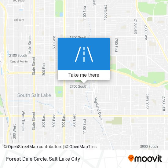 Forest Dale Circle map