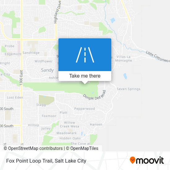 Mapa de Fox Point Loop Trail