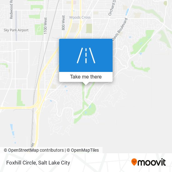 Foxhill Circle map