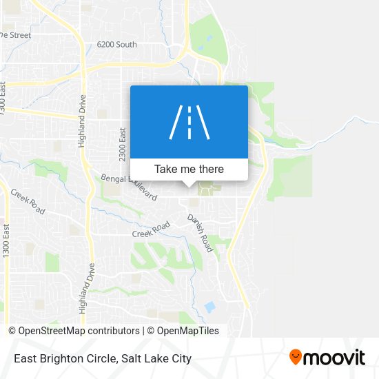 East Brighton Circle map