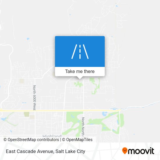 East Cascade Avenue map