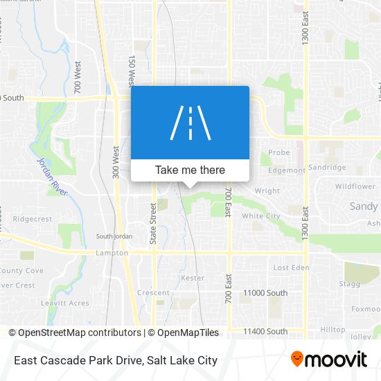 Mapa de East Cascade Park Drive