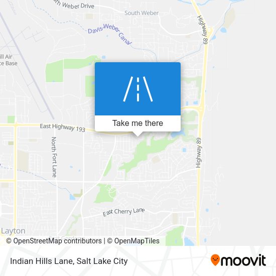 Mapa de Indian Hills Lane