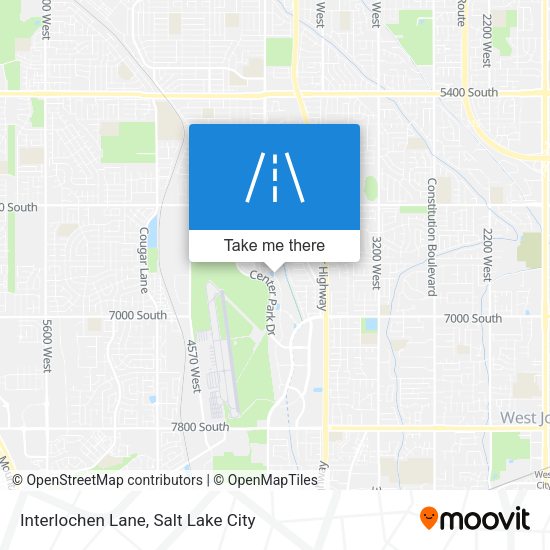 Interlochen Lane map