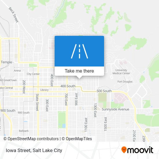 Iowa Street map